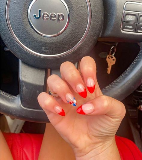 Preppy Fall Nails, Easy 4th Of July Nails, American Flag Nails, Preppy Nails, Firework Nails, Flag Nails, Patriotic Nails, Fourth Of July Nails, Nails Now