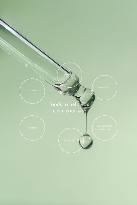 Skincare Routine Graphic, Beauty Infographic Design, Clear Your Skin, Sustainable Skincare, Visuell Identitet, Greens Powder, Creative Advertising Photography, Skincare Products Photography, Skin Aesthetics