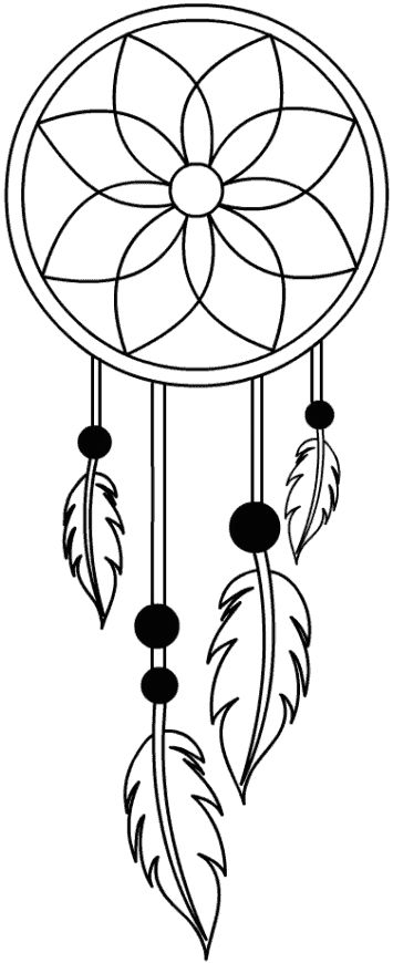 Dream Catcher Doodle Art, Drawing Of Dream Catcher, Easy Dream Catcher Tattoo, Dream Catcher Embroidery Design, Easy Dream Catcher Drawing, How To Draw Dream Catcher Step By Step, Dream Catcher Drawing Easy Step By Step, Dream Catchers Drawings, How To Draw Dream Catcher