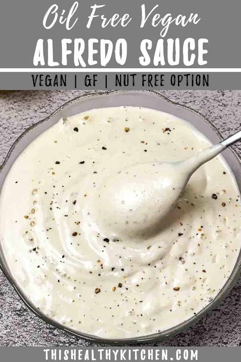 Easy Vegan Alfredo Sauce, Cashew Alfredo, Vegan Alfredo Sauce, Vegan Alfredo, Pizza Crusts, Vegan Cheese Recipes, Vegan Parmesan Cheese, Alfredo Sauce Recipe, Vegan Sauces