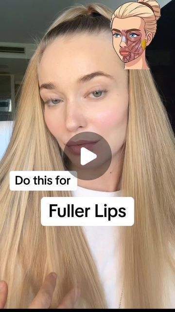 Plumper Lips, Massage Routine, Facial Massage Routine, Fuller Lips, Lip Tutorial, Chaka Khan, Small Lips, Lower Lip, Facial Rejuvenation