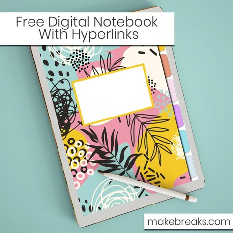 Free Digital Notebook Covers, Free Digital Notebook, Free Digital Stickers, Planner Freebies, Free Digital Planner, Modern Florals, Planner Apps, Animal Print Decor, Free Notebook