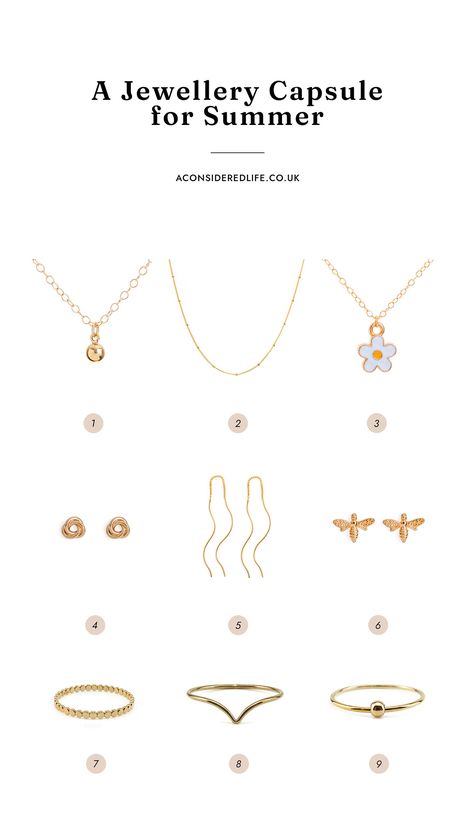 Capsule Jewelry Collection, Capsule 2023, Jewelry Capsule, Capsule Wardrobe Jewelry, Summer Jewellery, Forever Jewelry, Different Seasons, Summer Look, Jewelry Business