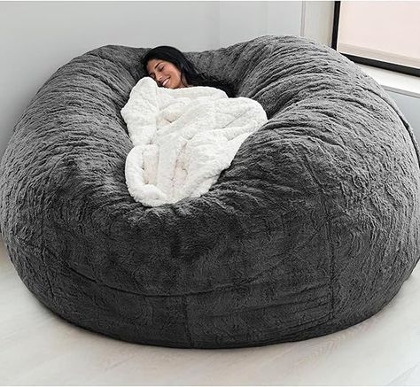 Bean Bag Chair Cover for Kids Adults(Cover Only,No Filler),Big Round Soft Fluffy PV Velvet Washable Lazy Sofa Bed Cover for Adults,Living Room Bedroom Furniture Outside Cover (Gray, 6FT)

#homedesign #homedecor #housedesign #housedecor #room #roomdecor #roomdesign #interior #design #home #house #furniture #decor #bedroom #kitchen #livingroom Tatami Futon, Giant Bean Bag, Big Bean Bags, Fur Bean Bag, Pouf Design, Giant Bean Bags, Bean Bag Chair Covers, Bean Bag Sofa, Bean Bag Covers