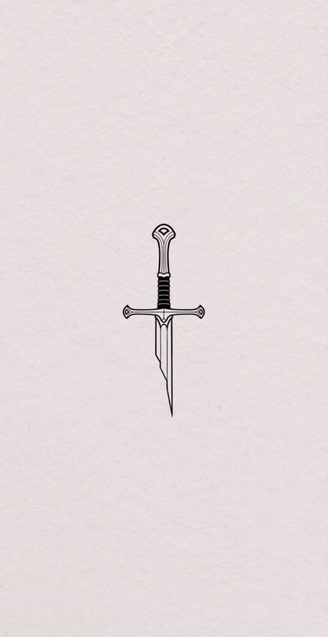 Minimal Lord Of The Rings Tattoo, Lord Of The Rings Tatoos Ideas, Lotr Sibling Tattoo, Lord Of The Rings Tattoo Stencil, Fantasy Tattoos Simple, Supernatural Minimalist Tattoo, Simple Lotr Drawing, Fantasy Minimalist Tattoo, Middle Earth Tattoo Ideas