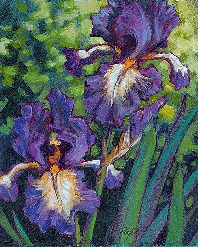 Abstract Iris Painting, Iris Painting Acrylic, Iris Flower Painting, Iris Paintings, Iris Art, Iris Painting, Unicorn Art, Iris Flowers, Flower Art Painting