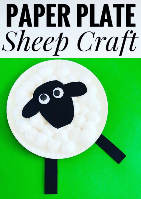 Paper Plate Sheep, Farm Week, Sheep Craft, Lamb Craft, Sheep Face, Farm Animal Crafts, Sheep Crafts, Easter Books, Bible Crafts For Kids