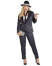 Female Gangster Outfit, 1920s Gangster Women, 20s Halloween Costume, Mob Mentality, Gangster Suit, Gangster Outfit, Home Halloween Costumes, Gangster Costumes, 1920s Costume