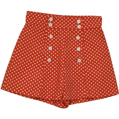 Retro 1950's Shorts (Pantasias) : 50s style (made in 70s) -Pantasias-... (21.015 CLP) ❤ liked on Polyvore featuring shorts, bottoms, pants, sailor shorts, high waisted sailor shorts, high rise shorts, high waisted cotton shorts and highwaisted shorts 1950s Shorts, Highwaist Shorts, Clothing Png, Sailor Shorts, Wide Leg Shorts, Shorts Cotton, Retro Shorts, Shorts High Waisted, 50s Style