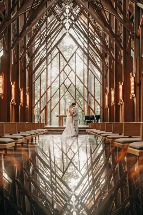 Anthony Chapel Wedding, Wedding Venue Architecture, Anthonys Chapel, Glass Chapel Wedding, Outdoor Chapel, Anthony Chapel, Venue Design, Glass Chapel, Wedding Chapels