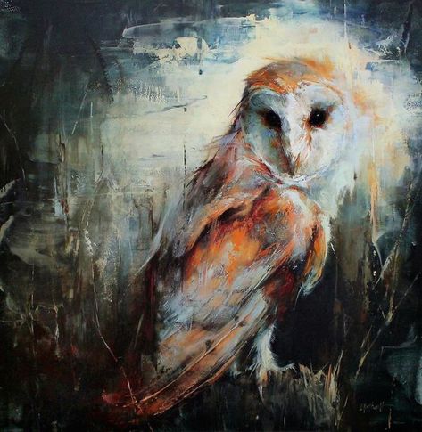 Lindsey Kustusch Lindsey Kustusch, Owl Magic, Owl Artwork, Painting References, Raven Art, Art Animals, Bird Artwork, Owl Painting, Owl Art