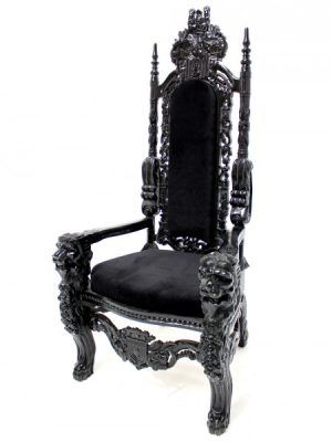 Thrones Hire | Chair Hire | Furniture Hire | Event Prop Hire Black Throne, Fools Journey, Gothic Chair, Dracula's Castle, Goth Houses, King Chair, Party Furniture, Gothic Room, Gothic Interior