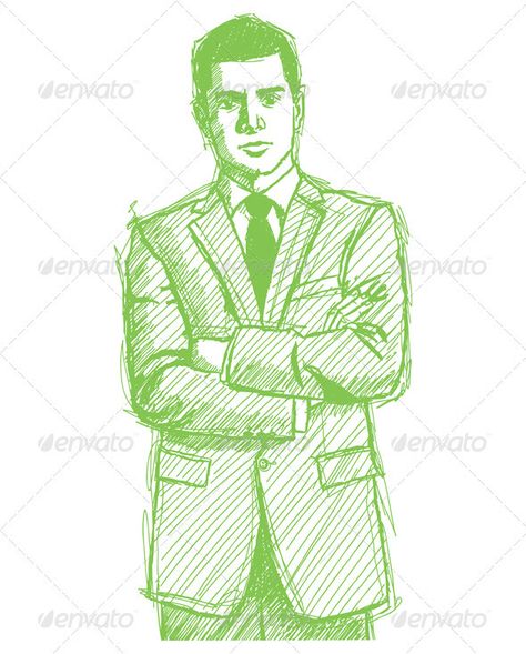 Sketch Man Businessman In Suit Man In A Suit Drawing, Entrepreneur Drawing, Business Man Drawing, Leader Drawing, Confident Drawing, Realistic Face Drawing, Person Sketch, Realistic Face, Comics Style