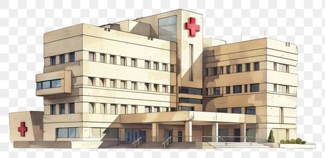 Hospital Background Drawing, Hospital Background, Cartoon Hospital Building Blue, Hospital Building Architecture, Hospital Clipart, Icon Architecture, Building Symbol, Hospital Vector Illustration, Hospital Icon