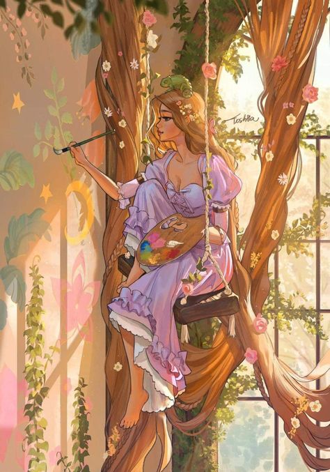 Disney Rapunzel Wallpaper, Rapunzel Sketch, Tangled Concept Art, Wal Paper, Disney Dreams, Wallpaper Green, Disney Rapunzel, Angel Aesthetic, Character Sketches