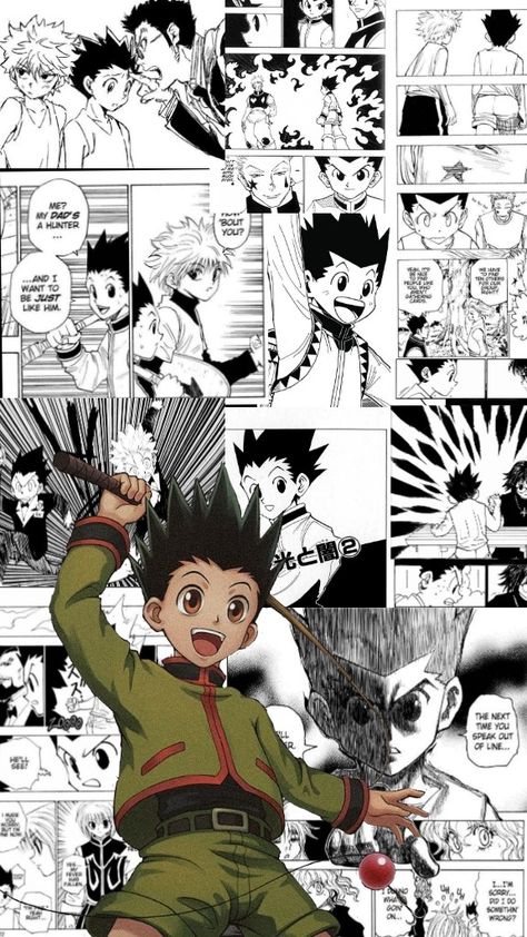 Gon X Killua Wallpapers Aesthetic, Gon Wallpaper, Hxh Wallpaper, Nike Wallpapers, Gon Freecss, Cool Nike Wallpapers, One Piece Cartoon, Iphone Homescreen, Nike Wallpaper