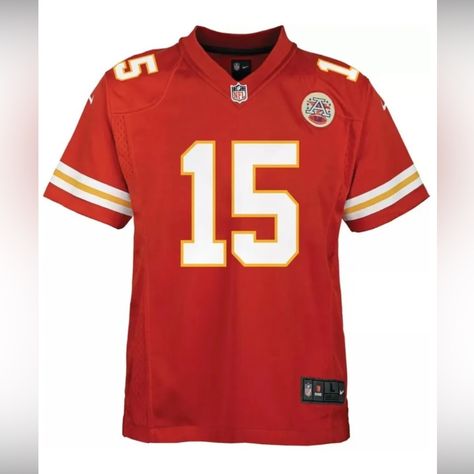 Nike Patrick Mahomes Youth Jersey Kids Football Chiefs New Nfl Msrp $90 Mahomes Jersey, Travis Kelce Jersey, Kelce Chiefs, Usa Soccer Jersey, Chiefs Game, Patrick Mahomes, Nfl Games, Nike Jersey, Nike Nfl