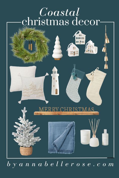 christmas decor, coastal christmas tree, coastal christmas decor, coastal christmas, coastal christmas tree ideas, coastal christmas wreath, coastal christmas decorations, coastal christmas decor ideas, coastal christmas ornaments, christmas decor ideas, christmas decorations

see it all here: https://byannabellerose.com/gorgeous-coastal-christmas-decor-pieces-that-you-absolutely-need/ Coastal Christmas Bedroom, Coastal Christmas Mantle, Coastal Christmas Tablescapes, Coastal Christmas Decor Ideas, Coastal Holiday Decor, Beach House Christmas Decor, Coastal Christmas Decorations, Christmas Decorations Apartment, Affordable Christmas Decorations