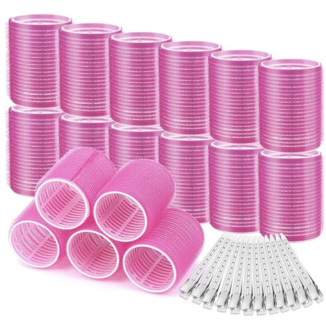 Bangs Volume, Large Hair Rollers, Velcro Hair Rollers, Roller Set Hairstyles, Big Hair Rollers, Thick Natural Hair, Velcro Rollers, Hair Curlers Rollers, Hair Roller