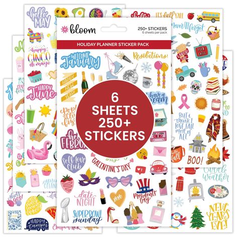 Find the best Stickers & Accessories for your project. We offer the bloom daily planners Sticker Sheets, Holiday Planner Stickers for $13.95 with free shipping available. Daily Planner Stickers, Bloom Planner, Holiday Cartoon, Unique Stickers, Happy Coffee, Holiday Packing, Daily Planners, Holiday Planner, Stickers Etsy