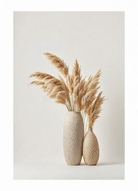 Tan vase with feathers and pampas on it stock image Vase With Feathers, Home Background, Ikea Chair, Bar Area, Bar Areas, Pampas Grass, Background Design, Feathers, Planter Pots