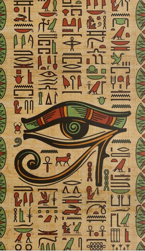 Egypt Hyrogliphics, Egyptian Hyroglifics, Egypt Graphic Design, Egyptian Drawing Pencil, Ancient Egypt Art Design, Eye Of Horus Wallpaper, Pharaoh Drawing, Eye Of Horus Art, Egyptian Pictures