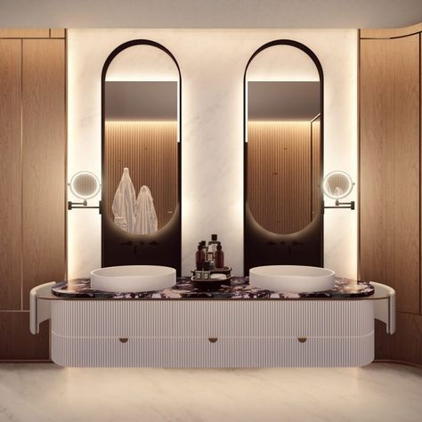 HÔTEL LUMIÈRE France - ARRCC Hotel Toilet Design, Toilet Hotel, Lavatory Design, Chinese Style Interior, Bathroom Cabinets Designs, Mirrored Bedroom Furniture, Restroom Design, Bedroom False Ceiling Design, Washroom Design