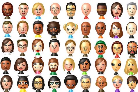 miis Cute Mii Characters, Mii Ideas, Wii Characters, Mii Characters, Wii Sports, Lego People, Nintendo Characters, Wii Games, Sports App