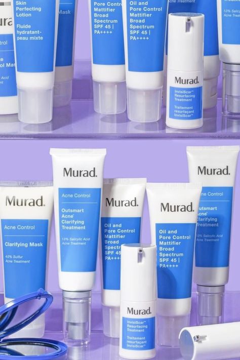 If you're looking to treat acne and blemishes, the Murad Acne Control line is at your service. From moisturizers and cleansers to masks and sunscreens, these doctor developed, clinically proven solutions help to clear breakouts and minimize side effects like dryness and redness. Game over, acne. #skincare #skincareroutine #acne #acnecontrol Body Breakouts, Acne Body Wash, Murad Skincare, Acne Products, Acne Skincare, Acne Treatments, Acne Cleansers, Treat Acne, Basic Skin Care Routine