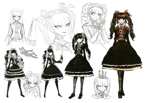 Celestia Ludenberg Early Concept Art from Danganronpa: Trigger Happy Havoc #art #artwork #videogames #gameart #conceptart #illustration #danganronpa #characterdesign #characterart Beta Danganronpa, Danganronpa Beta Designs, Celeste Danganronpa, Beta Designs, Danganronpa Junko, Danganronpa Oc, Celestia Ludenberg, Danganronpa Art, Danganronpa Trigger Happy Havoc