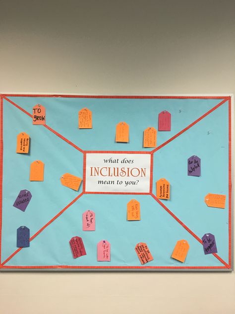 What does inclusion mean to you? Tell us all about it! Inclusion Bulletin Board, Bulletin Boards Ideas, Diversity Equity And Inclusion, Boards Ideas, Bulletin Board Ideas, Board Ideas, Bulletin Board, Bulletin Boards, Image Search