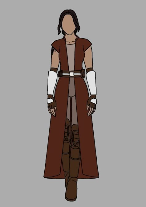 Jedi Outfit Design, Star Wars Aesthetic Clothes, Star Wars Fashion Inspired Outfits, Star Wars Outfits Inspiration, Star Wars Jedi Oc, Jedi Clothes, Star Wars Outfits Women, Fictional Clothes, Outfit Shifting