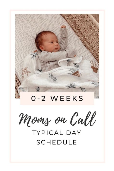 Moms on Call Daily Schedule | Newborn mom, Sleep training baby, Baby routine Newborn Daily Schedule, Moms On Call Schedule 4-8 Weeks, Newborn Schedule Daily, Moms On Call Schedule, Moms On Call, Baby Sleep Routine, Newborn Sleep Schedule, Newborn Schedule, Baby Routine