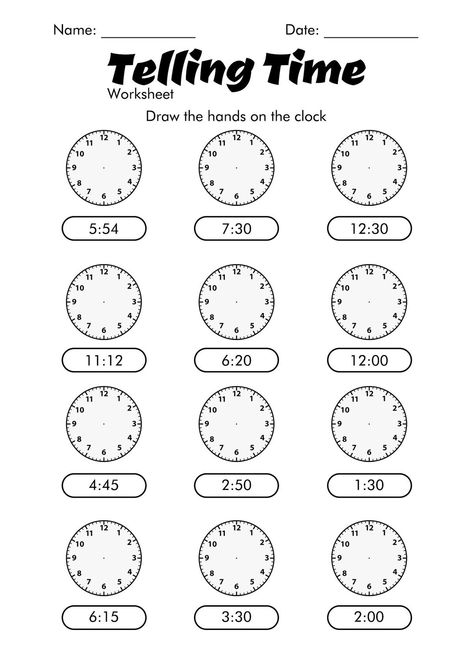 Time Work Sheet For Grade 3, Homeschool Math Worksheets, Tell The Time Worksheets Free Printable, Timed Math Drills Free Printable, Year 3 Worksheets Free Printables, 3rd Grade Time Worksheets, 2nd Grade Clock Worksheets Free, Telling Time Worksheets Grade 3, Clock Worksheet 3rd Grade