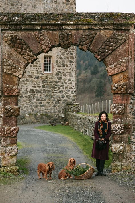 Houses Decorated For Christmas, Scottish Interiors, Manor House Interior, British Country Style, Scottish Cottages, Scottish House, Scottish Homes, Working Cocker, English Manor Houses