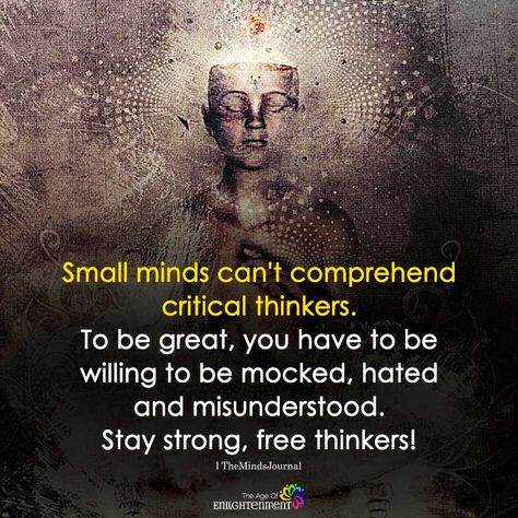 Small Minds Can't Comprehend Critical Thinkers - https://themindsjournal.com/small-minds/ Bruce Lipton Quotes, Funny Self Love Quotes, Body Dr, Bruce Lipton, Quotes Spiritual, Better Mental Health, Small Minds, Buddhism Quote, Life Quotes Pictures