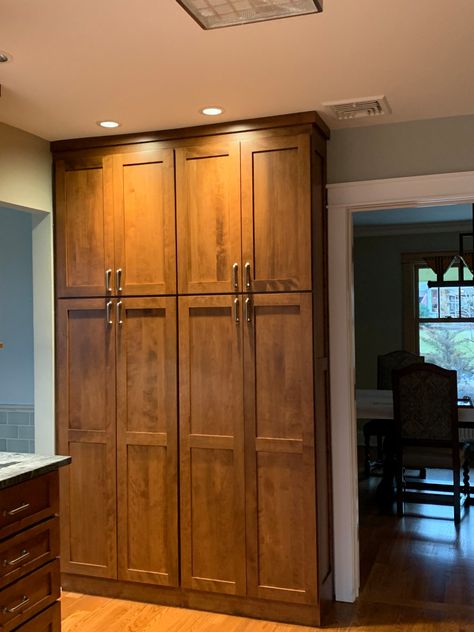 Floor To Ceiling Pantry, Tiny Galley Kitchen, Shallow Pantry, Shallow Cabinets, Tall Pantry Cabinet, Utility Cabinet, Kitchen 2023, Floor To Ceiling Cabinets, Utility Cabinets