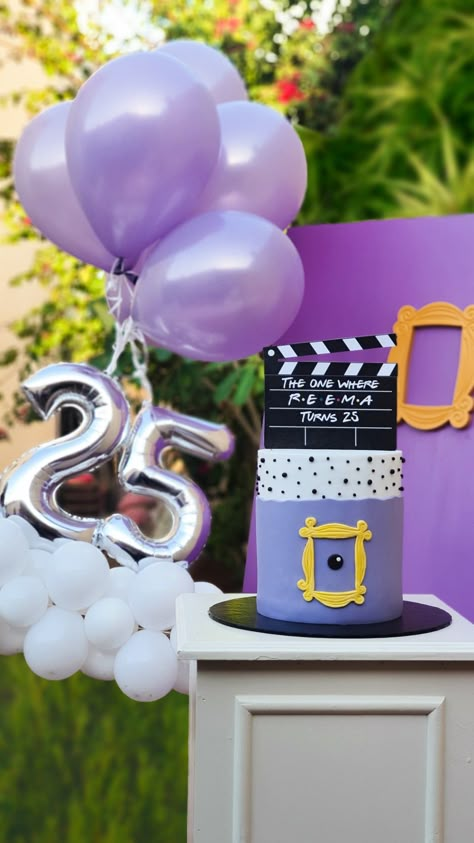 Friends birthday theme, friends theme cake, 25th birthday. 24th Party Themes, 25th Birthday Party Themes For Women, 24th Birthday Ideas For Women Theme, 25th Birthday Ideas For Her Theme, 25 Th Birthday Ideas For Her, 29th Birthday Ideas For Her Theme, 25th Birthday Themes For Her, 24th Birthday Theme, 25th Birthday Themes