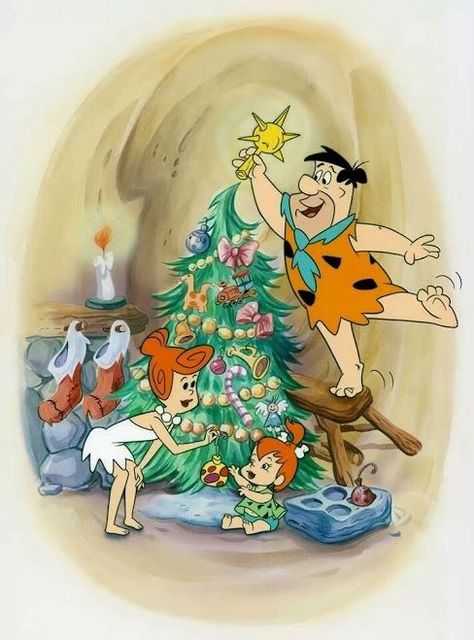 Flintstone Christmas, Flintstone Cartoon, Merry Christmas Images, Classic Cartoon Characters, Wallpaper Iphone Christmas, Christmas Cartoons, Christmas Memory, Christmas Scenes, Old Cartoons