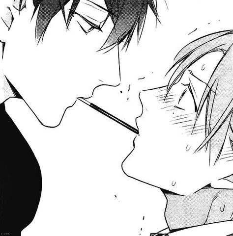 Ten Count | Riku Kurose x Tadomi Shirotani | Yaoi | Bl | Manga | Pocky Game                                                                                                                                                                                 Plus 10 Count Manga, Pocky Game, Manga Boy, Manga To Read, Anime Fanart, Manga Art, Anime Boy, Anime Guys, Manga Anime