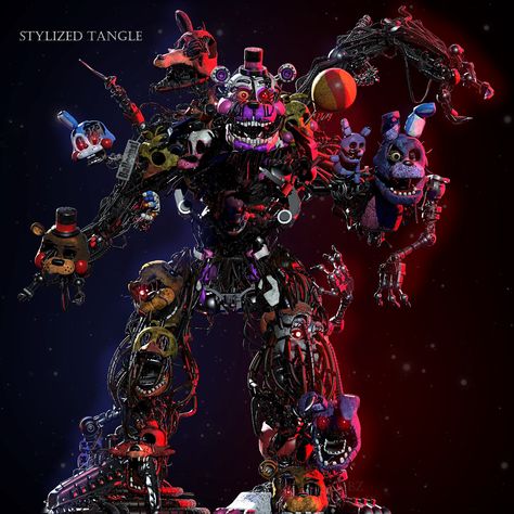 Fnaf Custom Animatronics, Fan Made Fnaf Animatronics, Fnaf Animatronic Redesign, Withered Animatronics Fanart, Fnaf Stylized Animatronics, Animatronic Endoskeleton, Freddy Horror, Fnaf 4, Freddy 2