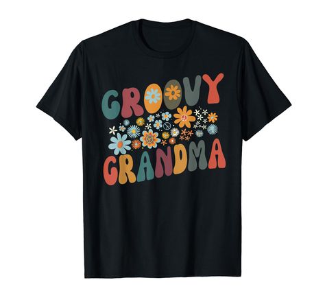 PRICES MAY VARY. Groovy Grandma Retro Colorful Design - Unique Gifts Idea for Women. Make a cool present for Christmas or Mother's Day for your best grandma ever, blessed grandmother, mimi, nana, gigi, grandmom. Grandma Gifts From grandson And granddaughter. Matching Family Oufits for Pregnancy Announcement, Baby Shower or Family Birthday Groovy Party. Lightweight, Classic fit, Double-needle sleeve and bottom hem Aunt Shirts For Adults, Groovy Party, Present For Christmas, Aunt T Shirts, Aunt Life, Hippie T Shirts, Aunt Shirts, Auntie Gifts, Family Birthday