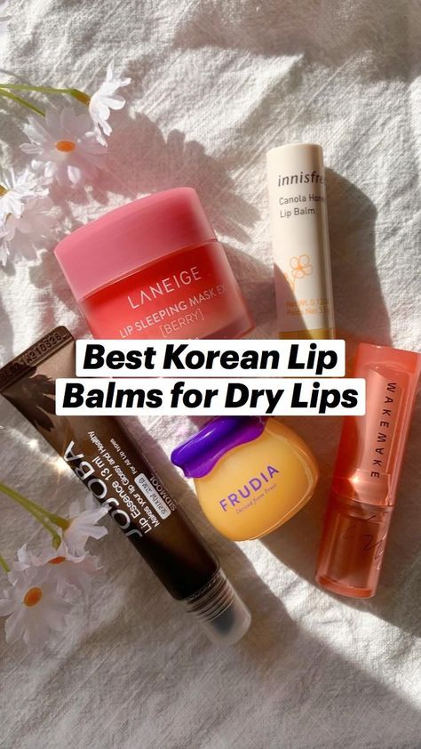 Korean Lip Care, Skin Care Routine Korean, Lip Care Products, Korean Lips, Lip Care Routine, Natural Face Skin Care, Healthy Skin Tips, Facial Skin Care Routine, Pretty Skin Care