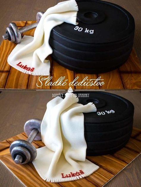 Bolo Crossfit, Crossfit Cake, Cake Ideas For Men, Fitness Cake, Gym Cake, Birthday Cake For Boyfriend, Cake For Boyfriend, Shirt Cake, Novelty Birthday Cakes