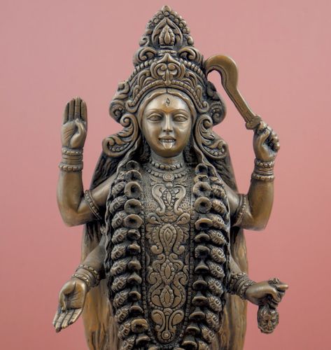 Goddess Kali Statue Cold Cast Bronze Divine Mother Handmade - Etsy Kali Statue, Mother India, Kali Ma, Goddess Kali, Maa Kali, Hindu Statues, Kali Goddess, Vedic Art, Goddess Statue