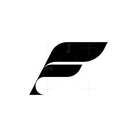 Wings Letter F Logo, Wings Letter F Logo a  simple and minimalist logo with elements of the letter F and a combination of two wings that looks dynamic. Suitable for use on technology company brand logos, media, data and everything related to digital technology. Letter F Logo Design Ideas, Feather Branding, F Letter Logo Design, Logo With D, Letter F Logo Design, F Letter Logo, F Logo Design Letter, Wings Logo Design, F Lettering