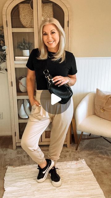 Jamie & Brandy on Instagram: "Thanks, it’s Amazon 💁🏼‍♀️ Two pair of casual pants for fall. Which look is your favorite?

Follow @simplysisters_blog_ on the @shop.LTK app to shop this look, click 🔗 in bio, or head to stories.

Fashion over 40, fall style, casual outfit ideas, joggers
#earlyfallfashion #casualoutfit #amazonfashionfinds #fashionover40 #shopthelook #fallstyleinspo #joggerstyle" Outfit Ideas Joggers, Fall Style Casual, Early Fall Fashion, Casual Outfit Ideas, Fashion Joggers, Fashion Over 40, Fall Style, Content Creator, Over 40