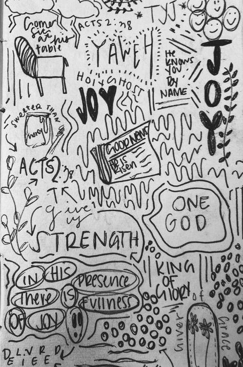 Acts 2:38 #aesthetic #bible #biblestudy #biblejournaling #journal #doodles Christian Doodle Art, Jesus Journal Ideas, Church Doodles, Bible Goals, Acts Bible, Bible Drawings, Graffiti Drawings, Church Notes, Easy Graffiti