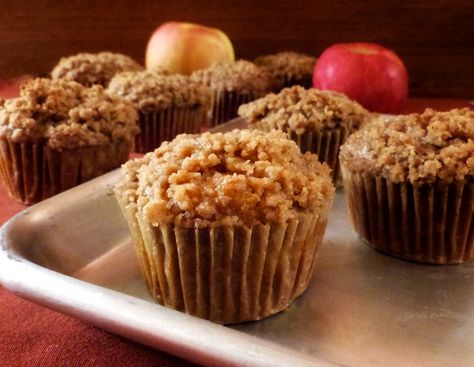 Honey Apple Muffins, Honey Muffins, Apple Honey, Healthier Desserts, Apple Muffins, Muffin Batter, Fall Cooking, Easiest Apples, Toasted Pecans