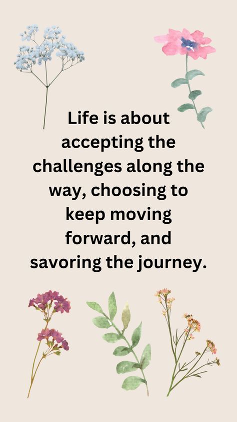 Life is a journey filled with challenges, but it’s also about embracing those challenges, pushing forward, and finding joy in the experience. Savor every moment, for it’s the journey that shapes who we become. #LifeJourney #Challenges #KeepMovingForward #Joy #SavorTheMoment #QuoteOfTheDay #Inspiration #Perspective Find Joy In The Journey, Joy In The Journey, Recovery Inspiration, Awesome Quotes, Jesus Is Life, Embrace Life, Find Joy, Keep Moving Forward, Life Is A Journey